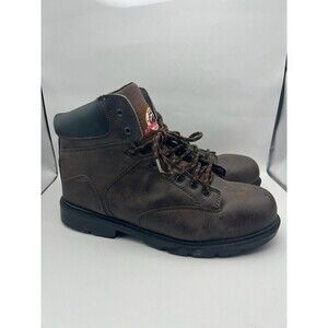 Brahma Steel Toe Brown Leather Work Boots Men Size 14